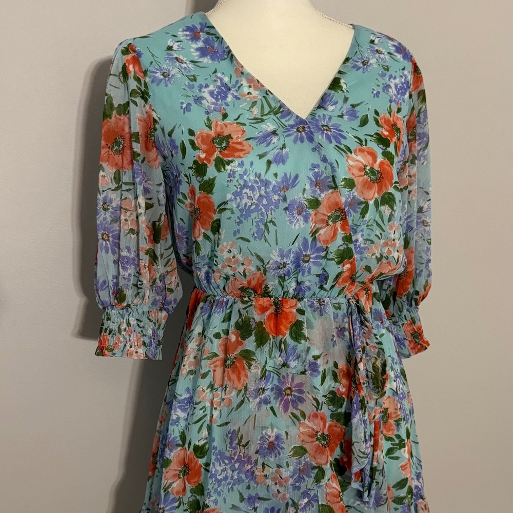 Sienna Sky Floral Dress